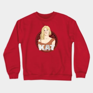 Y2K Audio Drama Podcast Character Design - Kat Crewneck Sweatshirt